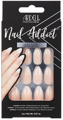 Pielīmējamie nagi Ardell Nail Addict Premium, balts krās./bēša krās., 27 gab.