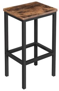 Baro kėdė Songmics Industrial Style, ruda/juoda (pažeista pakuotė)