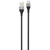 Kabelis XO NB188, 1 x USB/1 x USB-C, 100 cm, juoda sp.