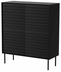 Komoda Cama Cortina, juoda sp., 118 cm x 102 cm x 40 cm