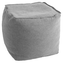 Pufas Home4you Jute, pilka sp., 55 cm x 55 cm x 45 cm