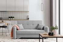 Sofa Laine Poco 3, šviesiai pilka sp., 105 x 155 cm x 75 cm