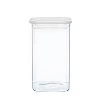 Kuivaine konteiner Ambition Slim 67581, 1 l, läbipaistev v./valge v.