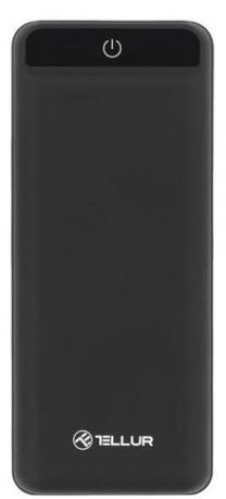 Lādētājs-akumulators (Power bank) Tellur Compact, 20000 mAh, melna krās.
