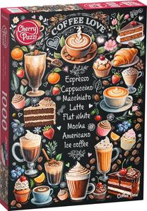 Puzle CherryPazzi Coffee Time, 70 cm x 50 cm, 1000 gab., daudzkrāsaina