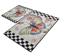 Vonios kilimėlių rinkinys Foutastic Mariposa 359CHL2458, įvairių spalvų, 100 cm x 60 cm