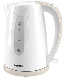 Elektriskā tējkanna Zelmer ZCK0274I CKE820, 1.7 l, balts krās./bēša krās.