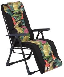 Lauko kėdė Patio Mijas Plus Black Edition D002-07PB, juoda sp./įvairių spalvų, 85 cm x 59 cm x 105 cm