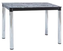 Stalas Modern Damar II, juoda sp., 100 cm x 60 cm x 75 cm
