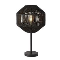 Настольные лампы Searchlight Wicker, E27, 60Вт, черный цв./черный цв.