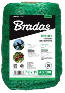 Tīkls pret putniem Bradas, 100 m x 0.1 cm x 400 cm