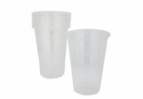 Plastmasas glāze 732869, 400 ml, plastmasa, caurspīdīga krās.
