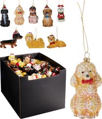 Eglītes rotājums Dog, daudzkrāsaina/(krāsa/dizains tiek izvēlēts nejauši), polistions