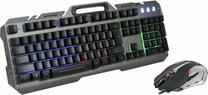 Vadu tastatūras un peles komplekts Rebeltec Interceptor, EN, melna krās.