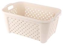 Veļas kaste Arianna, 35 l, krēmkrāsa, 38.2 cm x 58 cm x 26 cm