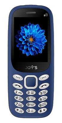 Telefons ar pogām JOY'S mobile S8 DS, 32 MB, zila krās.