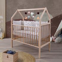 Vaikiška lova Kalune Design Cradle 106DNV1470, riešuto sp., be patalynės dėžės, be čiužinio