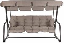 Aiakiik Patio Parma H024-04PB, antratsiit v./beež v., 209 cm x 132 cm x 156 cm