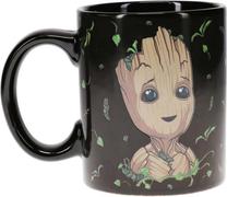 Krūzīte Paladone Marvel Groot |Heat Change, brūna krās./melna krās., 300 ml