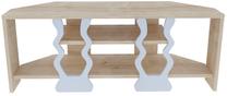 ТВ стол Kalune Design Firal, дубовый цв./белый цв., 110 см x 35 см x 41.8 см