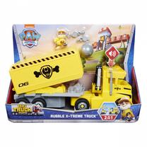 Žaislinis savivartis Spin Master Paw Patrol Big Truck Pups Rubble X-Treme Truck 6064242, geltona sp.