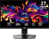 OLED monitors MSI MAG (271QPX QD-OLED), QD-OLED, 360 Hz, WQHD, 26.5"