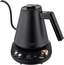 Elektrinis virdulys Adler AD 1349, 1 l, aukso sp./juoda sp.