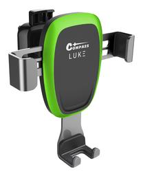 Автомобильный держатель для телефона Compass LUKE-A, 0.11 кг, 6.5 ″, зеленый цв.