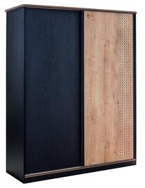 Spinta Kalune Design Black 813CLK3908, ruda sp./juoda sp., 164 cm x 59 cm x 206 cm