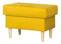 Pufas Bodzio Werina TWEPU-D1, geltona sp., 60 cm x 42 cm x 44 cm