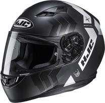Motocikla ķivere Hjc CS-15 Martial, M, balta krās./melna krās./pelēka krās.