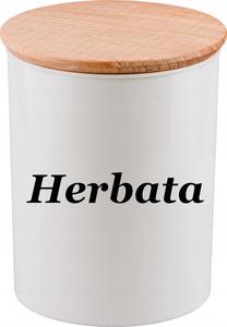 Lielapjoma produktu konteiners Practic Herbata, 1.2 l, brūna krās./balta krās.