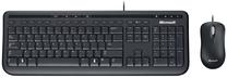 Laidinis klaviatūros ir pelės komplektas Microsoft Desktop Desktop 600, EN, juoda sp.