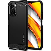 Telefona vāciņš Spigen Rugged Armor for Xiaomi Poco F3/Mi 11i, melna krās., Xiaomi