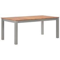 Stalas VLX, pilka sp., 180 cm x 90 cm x 74 cm