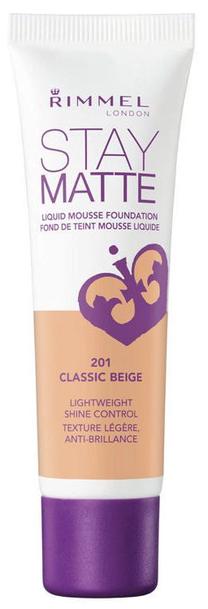 Šķidrā grima bāze Rimmel London, classic beige krās., 201