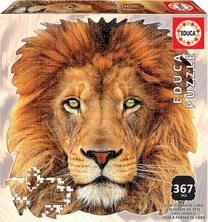 Dėlionė Educa Lion 394858, 38 cm x 39 cm, 367 vnt., ruda sp.