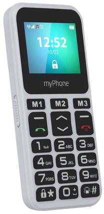 Telefons ar pogām MyPhone Halo Mini 2, balts krās.