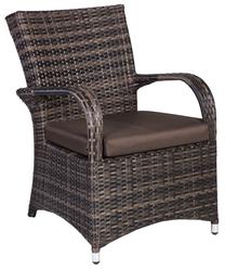 Õuetool Garden4you Wicker, pruun v., 73 cm x 62 cm x 86 cm