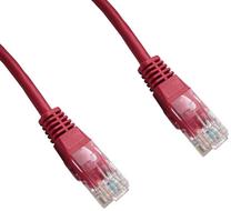 Сетевой кабель Datacom RJ-45, RJ-45, 3 м, красный цв.