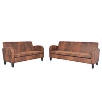 Sofa VLX 2 Piece Set 275226, ruda sp., 70 x 139 cm x 76 cm