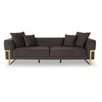 Sofa Hanah Home Magenta 291NDS1327, tamsiai ruda sp., 94 x 245 cm x 68 cm