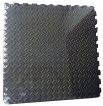 Fitnesa un jogas paklājs Axer Sport, melna krās., 124 cm x 124 cm