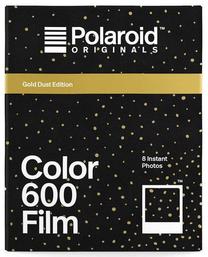Momentinės fotoplokštelės Polaroid Color 600 Gold Dust Edition, kadrų sk. 8