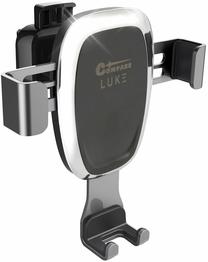 Auto telefona turētājs Compass Luke-A, 6.5 ", melna krās./hroma krās.