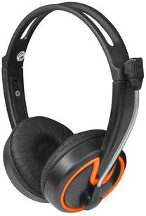 Проводные наушники Vakoss Msonic MH563KO, черный цв./oранжевый цв.