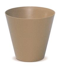 Gėlių vazonas Prosperplast Tubus DTUB250W-4665W, plastikinis, Ø 25 cm, smėlio sp.