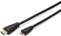 Laidas Assmann AK-330106-020-S Mini HDMI male, HDMI male, 2 m, juoda sp.