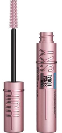 Blakstienų tušas Maybelline Lash Sensational Sky High, 6 ml, juoda sp.