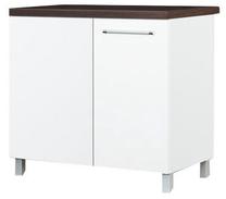 Apatinė virtuvinė spintelė Bodzio Loara, balta sp., 90 cm x 52 cm x 86 cm